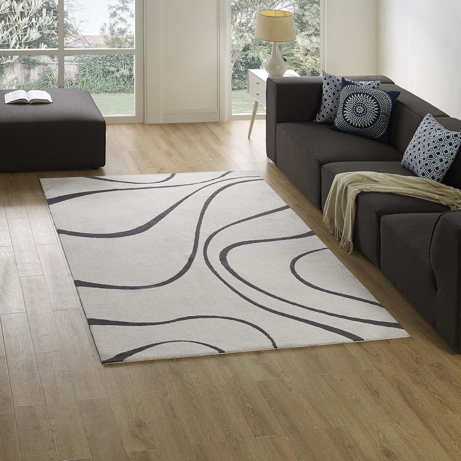 Modway Therese Abstract Swirl Area Rug