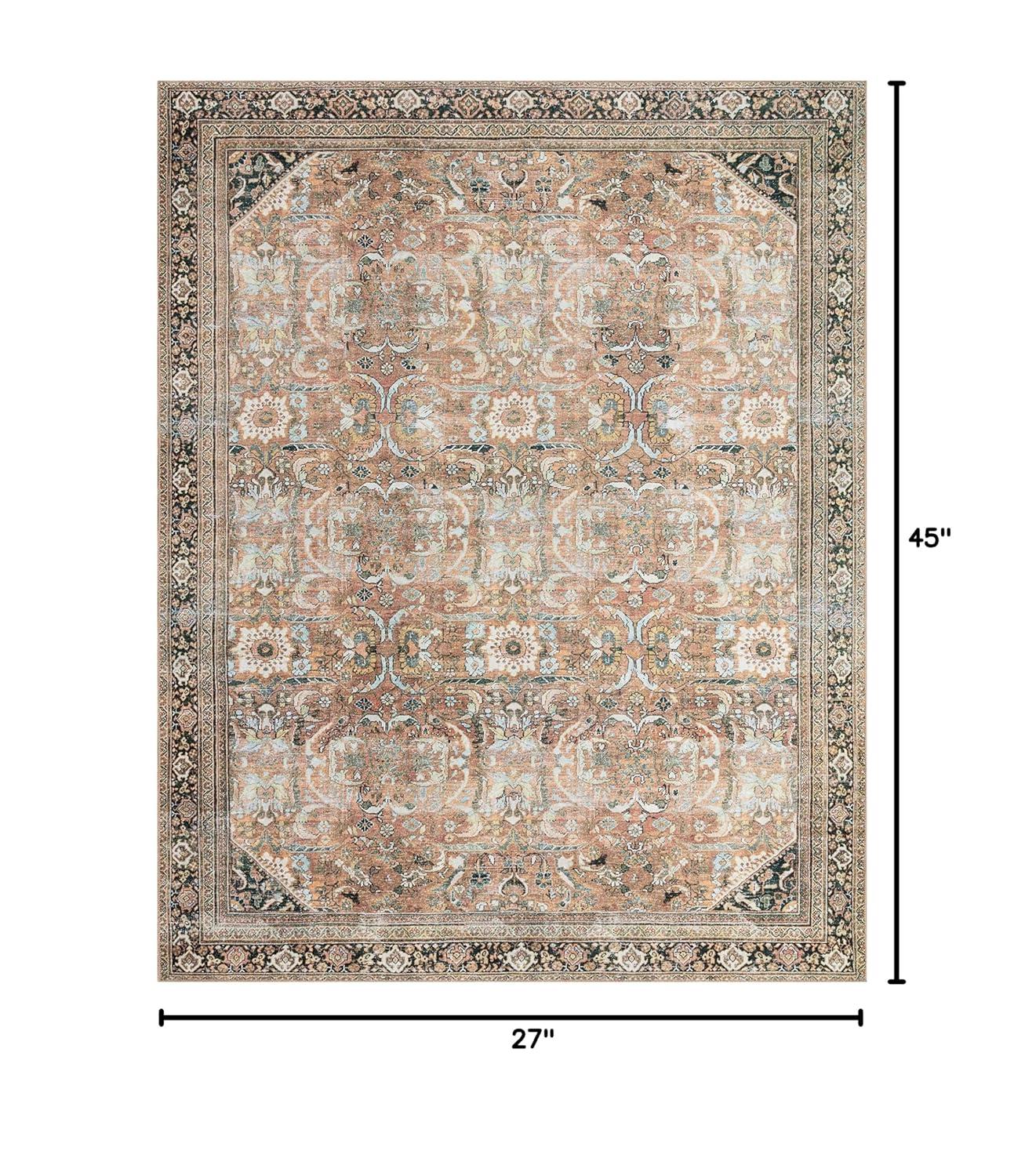 Loloi II Wynter WYN-02 Auburn / Multi Oriental Area Rug 2'-3" x 3'-9"