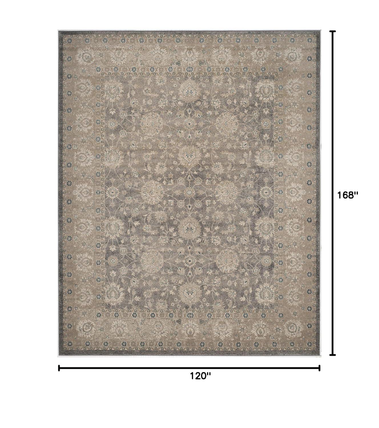 Sofia SOF330 Power Loomed Indoor Area Rug - Light Grey/Beige - 10'x14' - Safavieh.