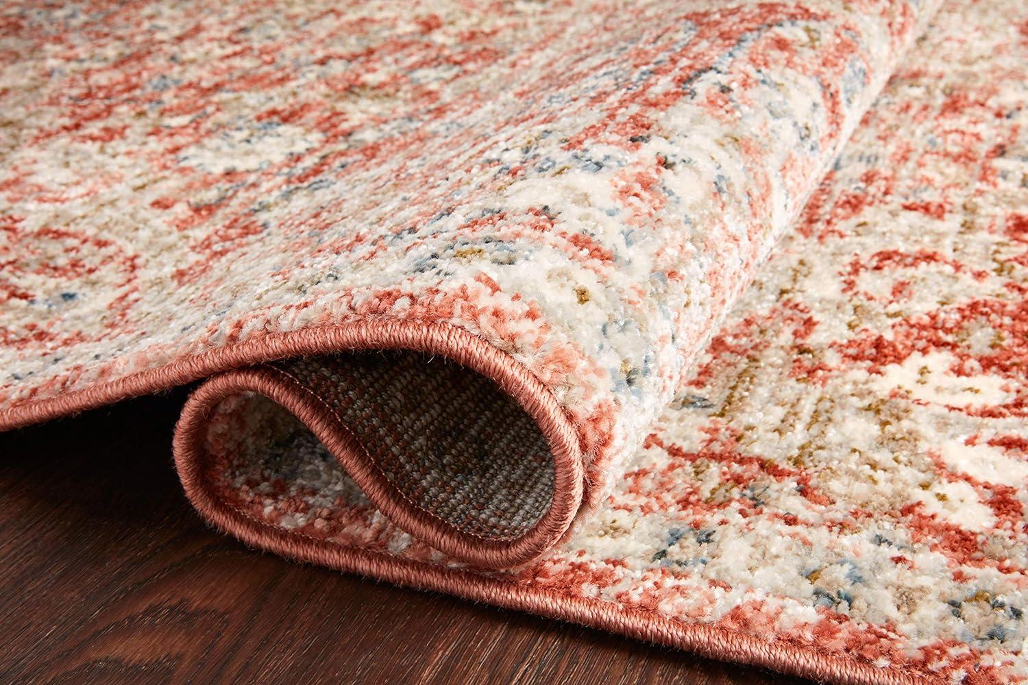 Loloi II Saban SAB-02 Oriental Rust / Beige Area Rug 5'-3" x 7'-6"