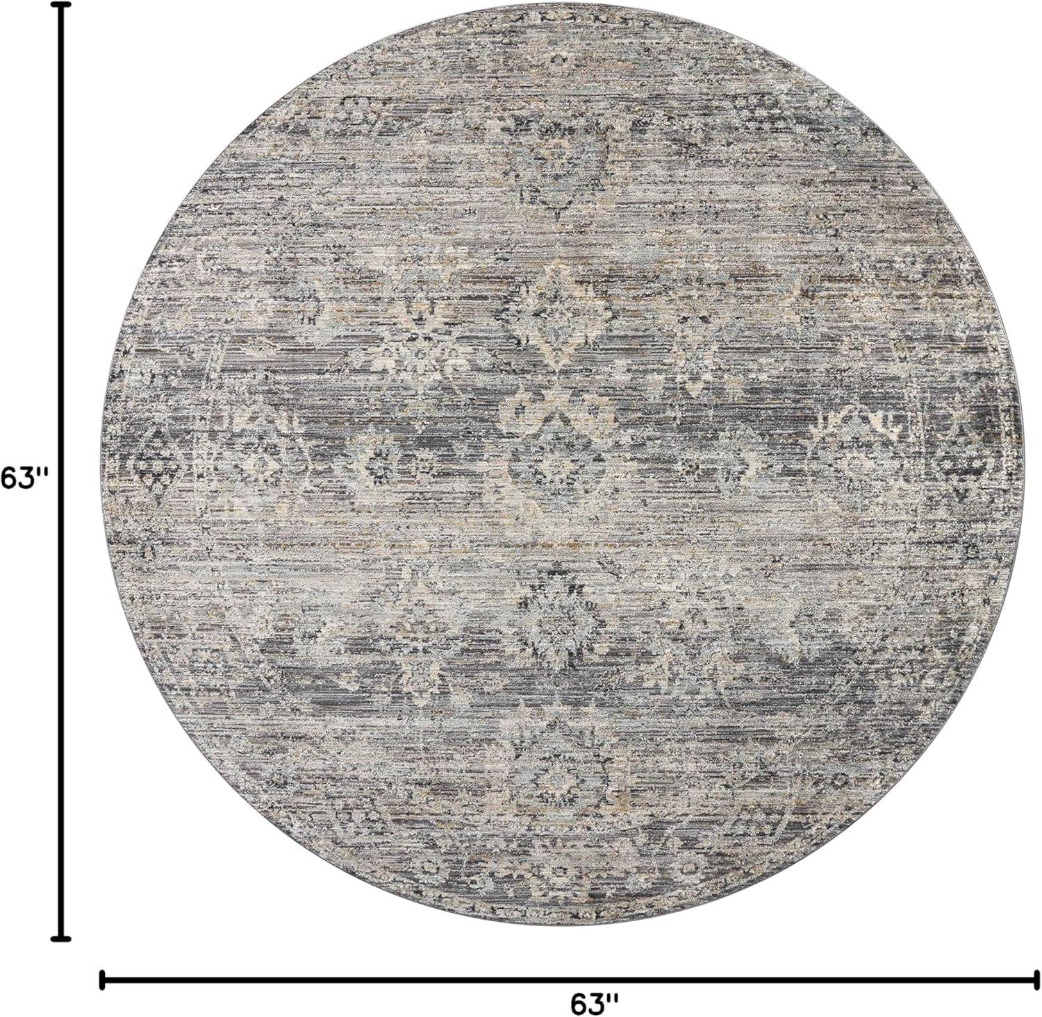 Jean Stoffer x Loloi Katherine Graphite / Jade Area Rug