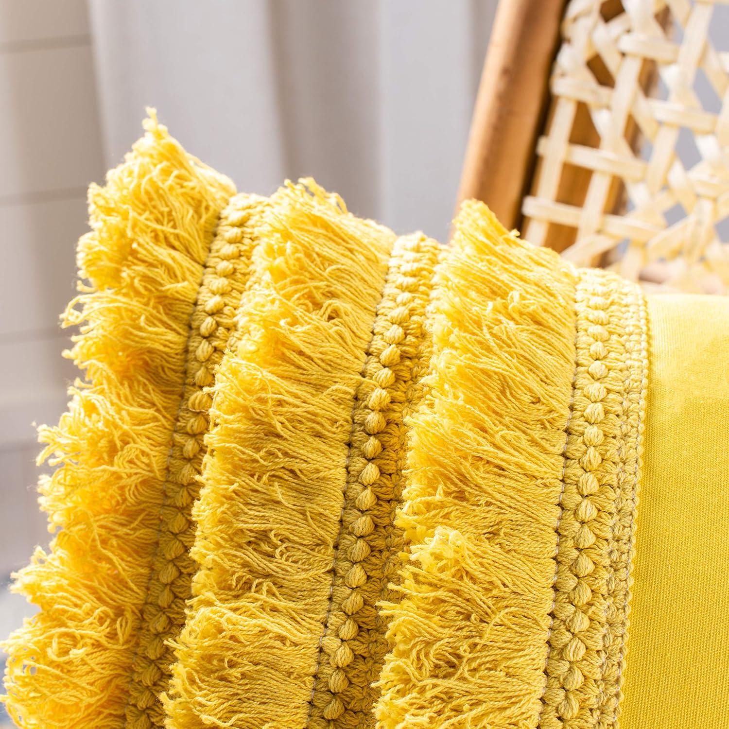 Safavieh Fringed Cotton Throw Pillow