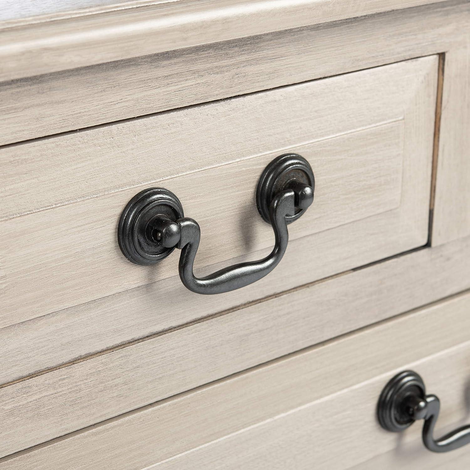 Primrose 3 Drawer Console Table - Greige - Safavieh