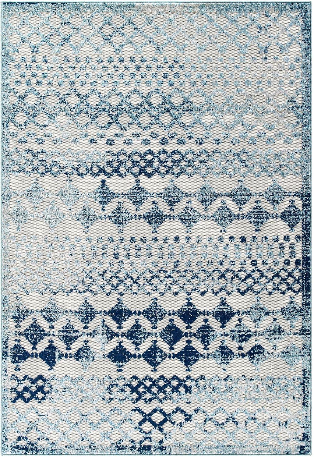 Modway Modway Coronado Distressed Diamond Outdoor Area Rug by Havenside Home