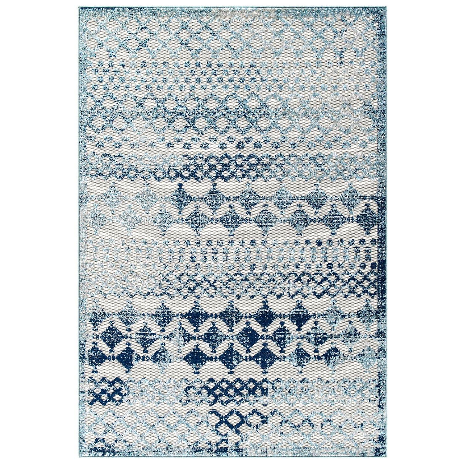 Modway Modway Coronado Distressed Diamond Outdoor Area Rug by Havenside Home