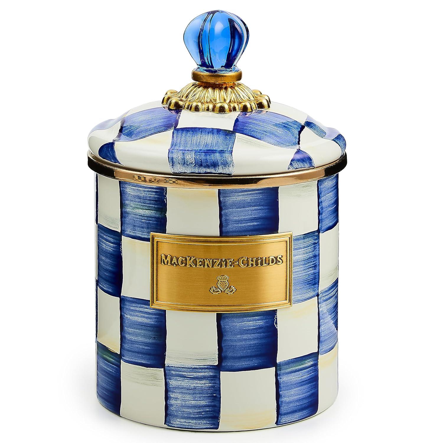 MacKenzie-Childs Royal Check® Canister