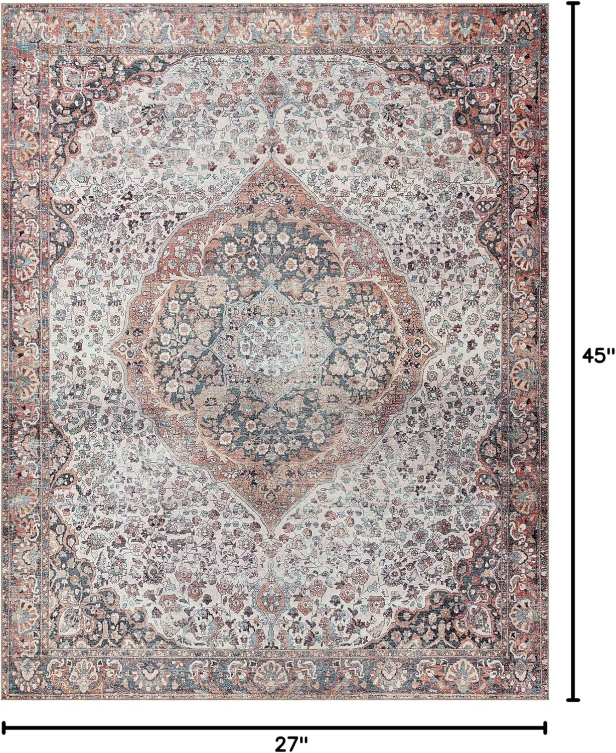 Loloi II Wynter WYN-01 Red / Multi Oriental Area Rug 8'-6" x 11'-6"