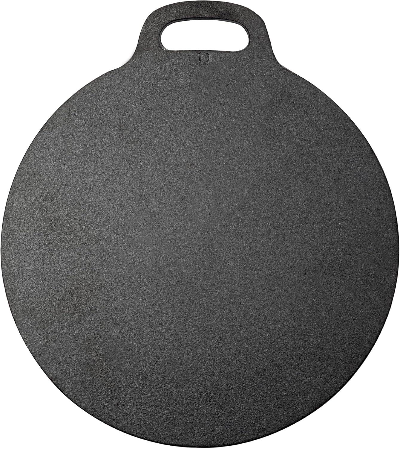 Victoria Victoria Cast Iron Round Reversible Griddle, Seasoned