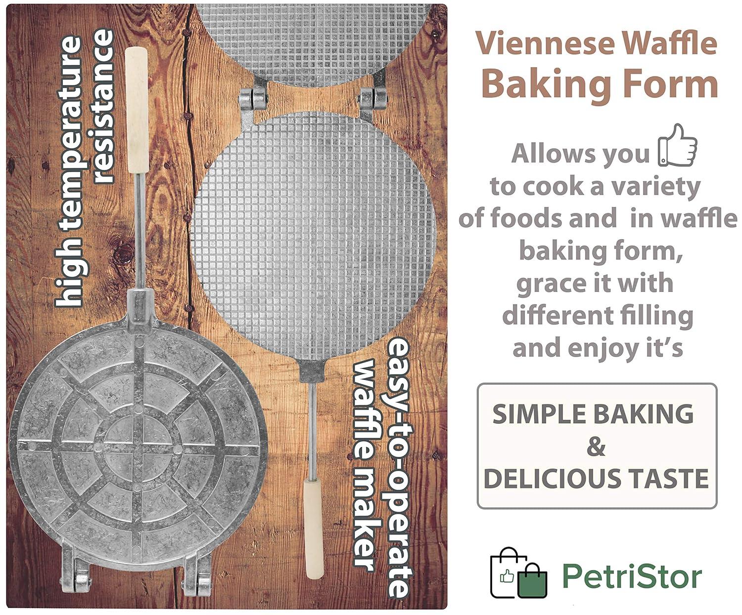 Waffle Maker - Waffle Cone Maker - Krumkake Iron - Wafer Maker - Waffle Makers - Waffle Cone Maker Machine - Stroopwafel Maker - Ice Cream - Wafer Iron Stroopwafel - Вафельница для трубочек