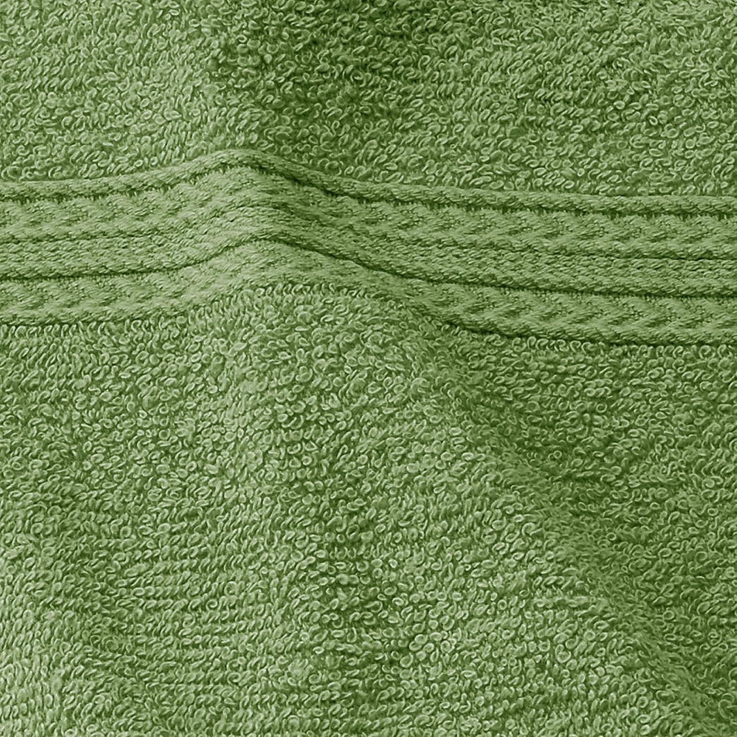 Superior Eco-Friendly Cotton 4-Piece, Terrace Green, Bath Towel Set