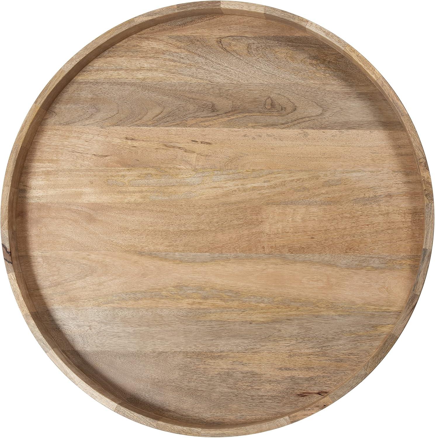 Kate and Laurel Avery Round Wood Coffee Table