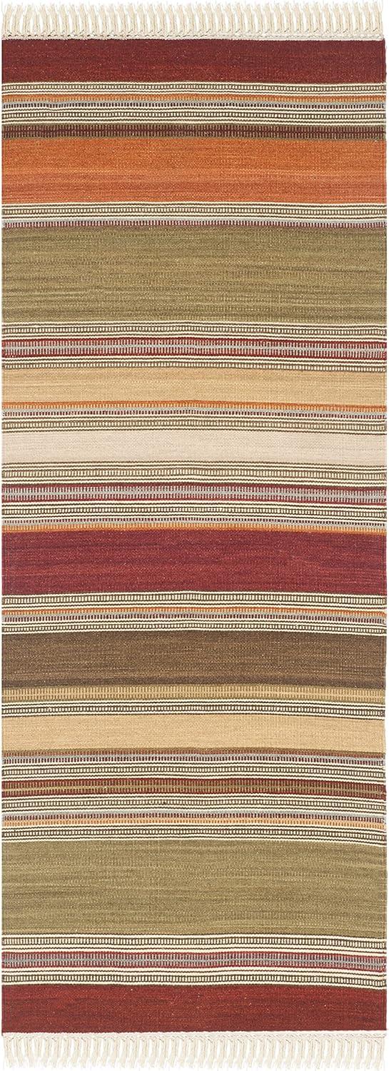 Striped Kilim STK317 Hand Woven Area Rug  - Safavieh