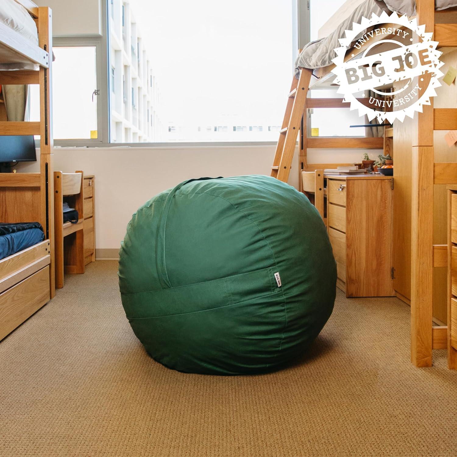 Big Joe Bean Bag Chair with Removeable Cover, Foam Filled, Multiple Sizes and Fabrics, All Ages