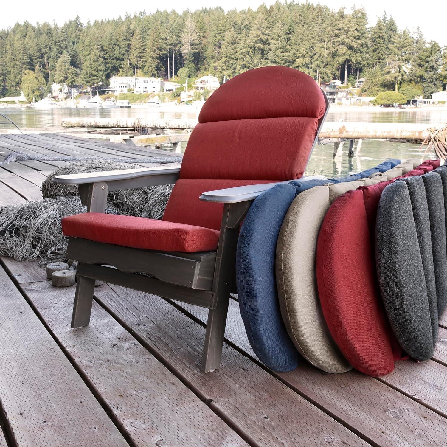 Arden Selections Oceantex Outdoor Adirondack Chair 2.5" Cushion