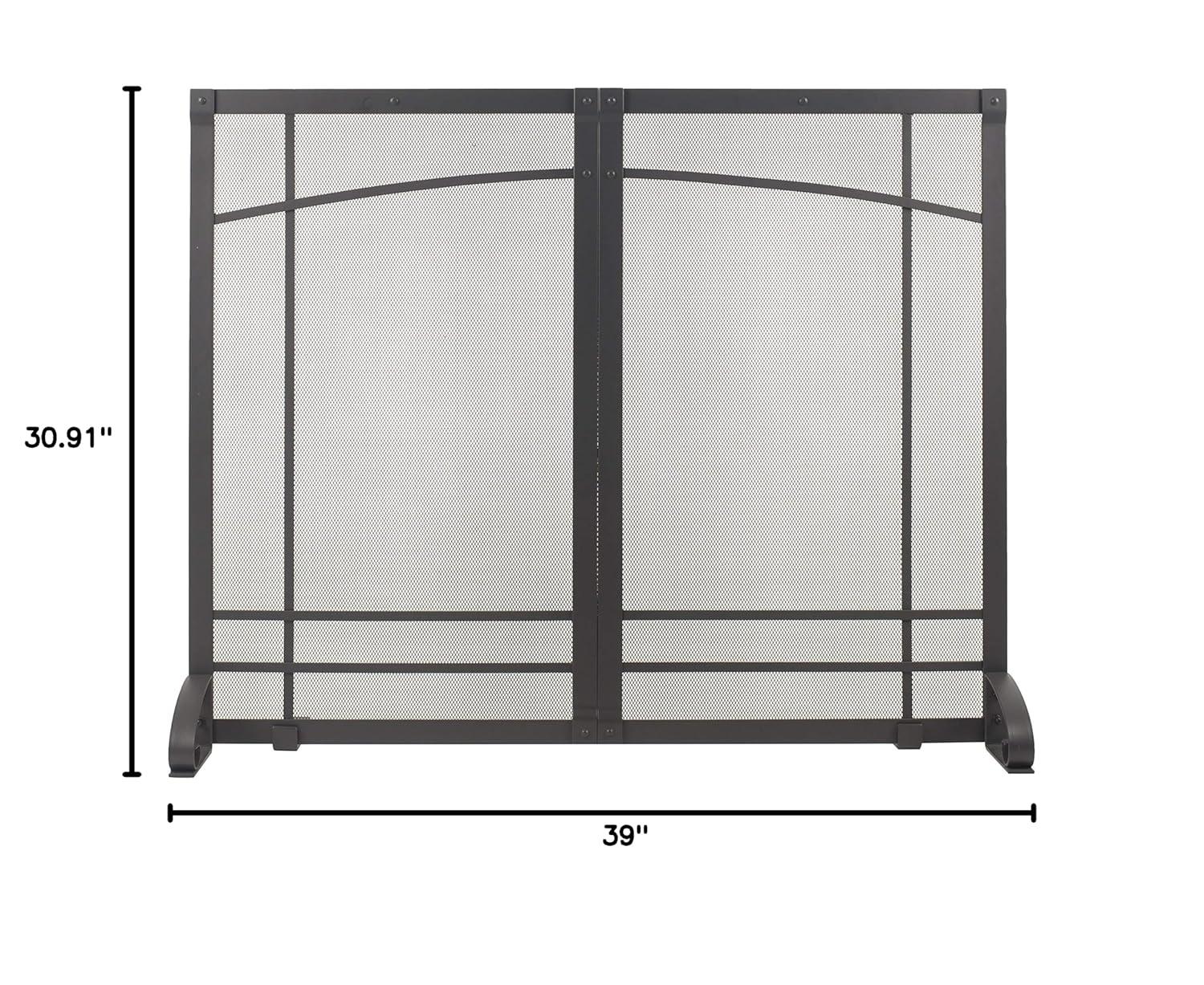Pleasant Hearth FA811S Amherst Steel Fireplace Screen