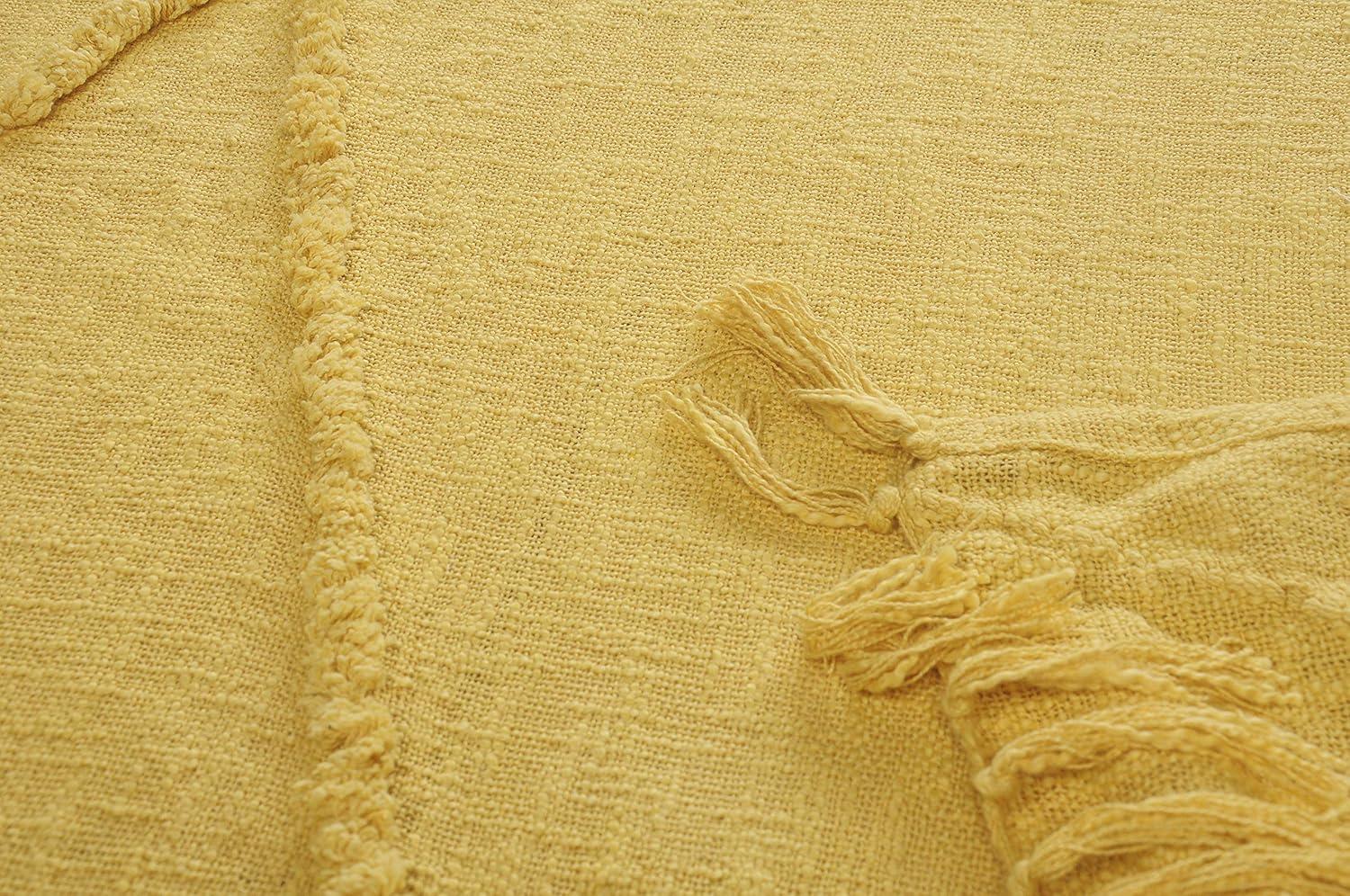 Evette Rios Terracotta Fringed Handmade Woven Throw Blanket & Reviews | Wayfair