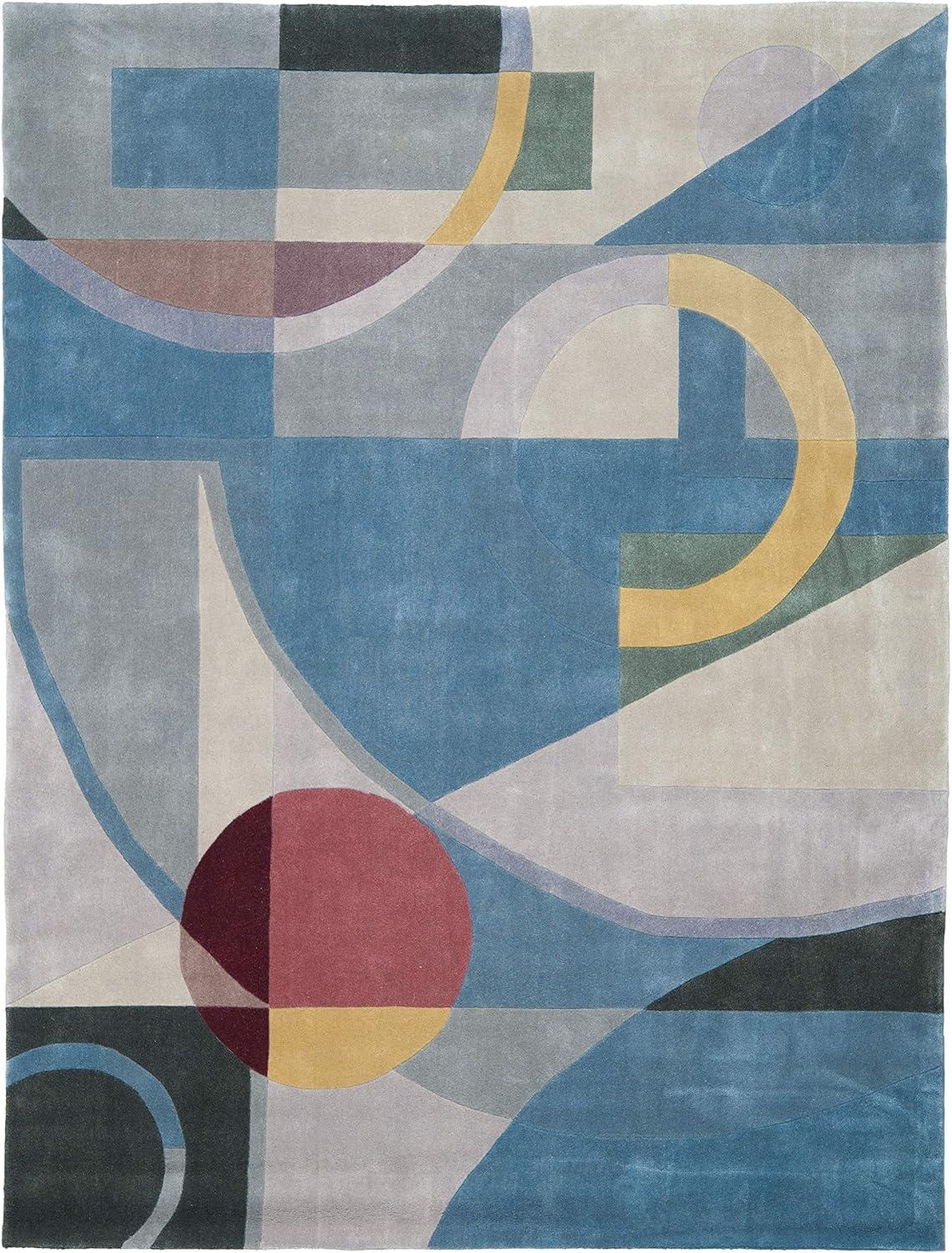 Rodeo Drive RD845 Hand Tufted Indoor Accent Rug - 2'3"x4' - Blue/Multi - Safavieh