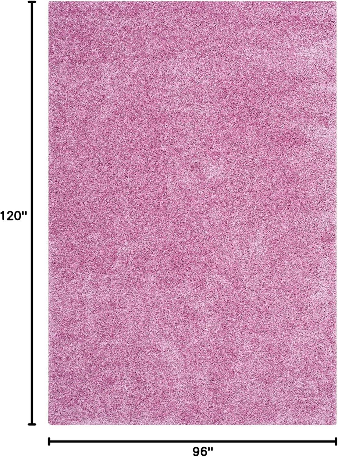 Shag SG151 Power Loomed Indoor Area Rug - Pink - 8'x10' - Safavieh.