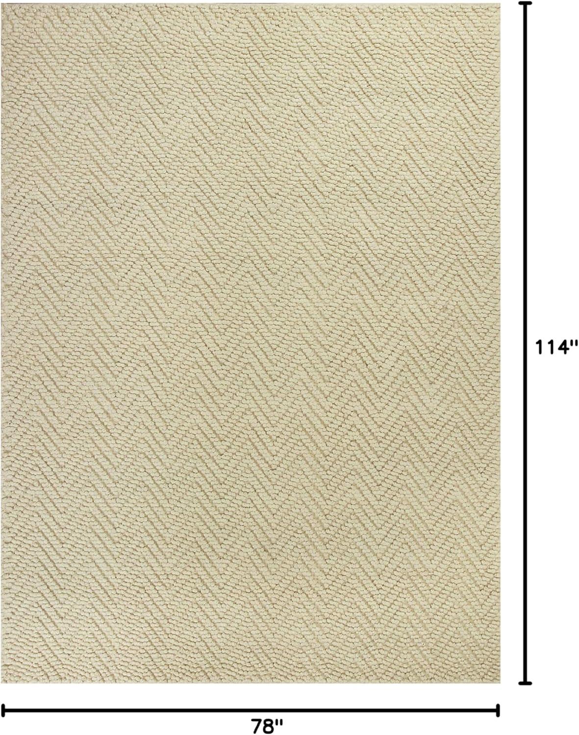 Radford Handmade Hand-Woven Flatweave Jute Ivory Area Rug