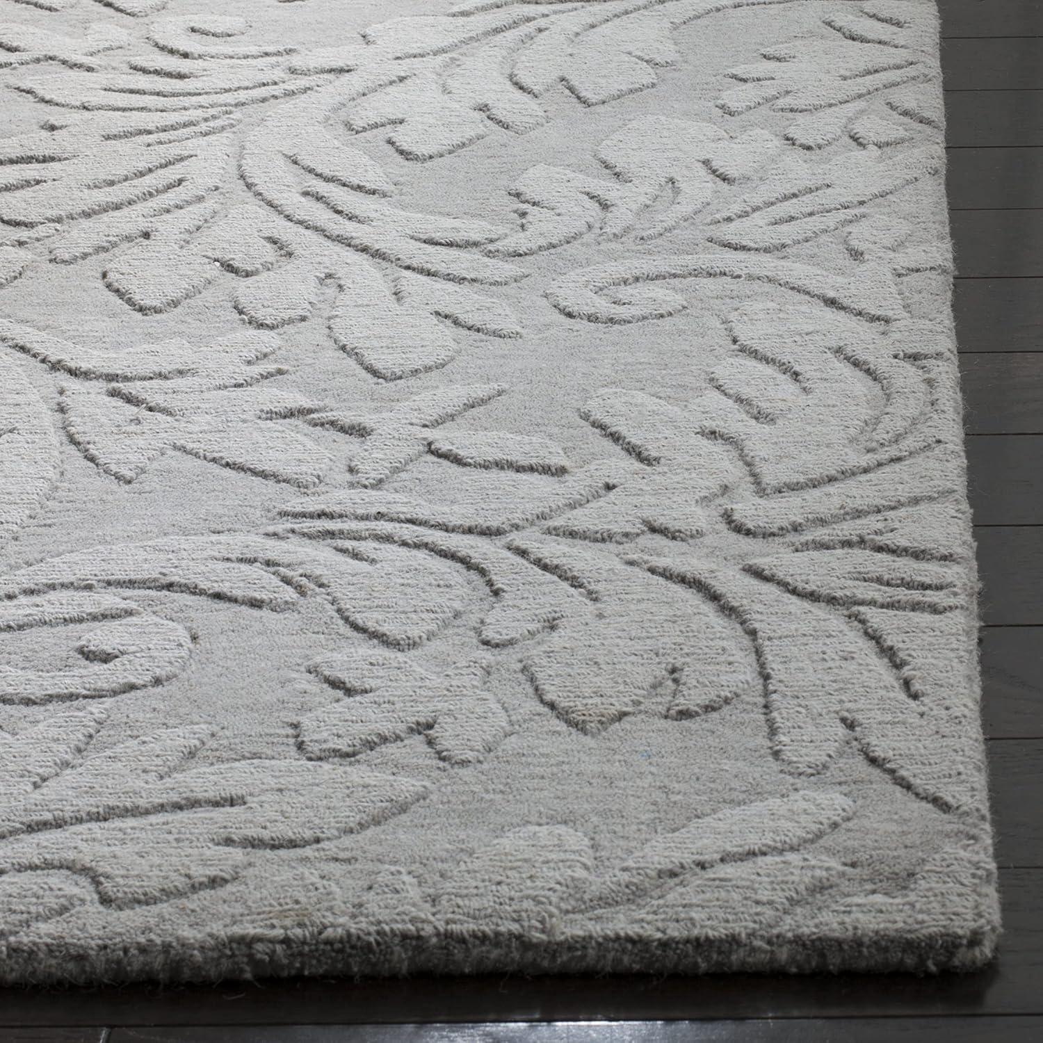 Impressions IM344 Hand Loomed Area Rug - Grey - 7'6"x9'6" - Safavieh.