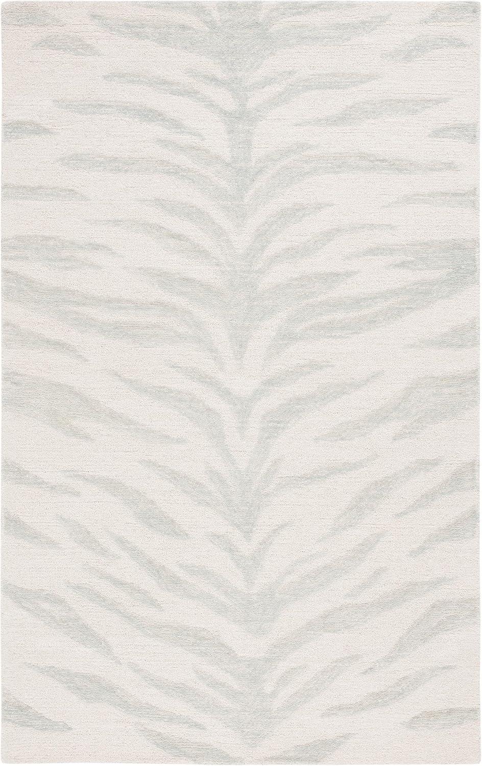 Ebony EBN603 Hand Tufted Indoor Accent Rug - Green/Ivory - 3'x5' - Safavieh