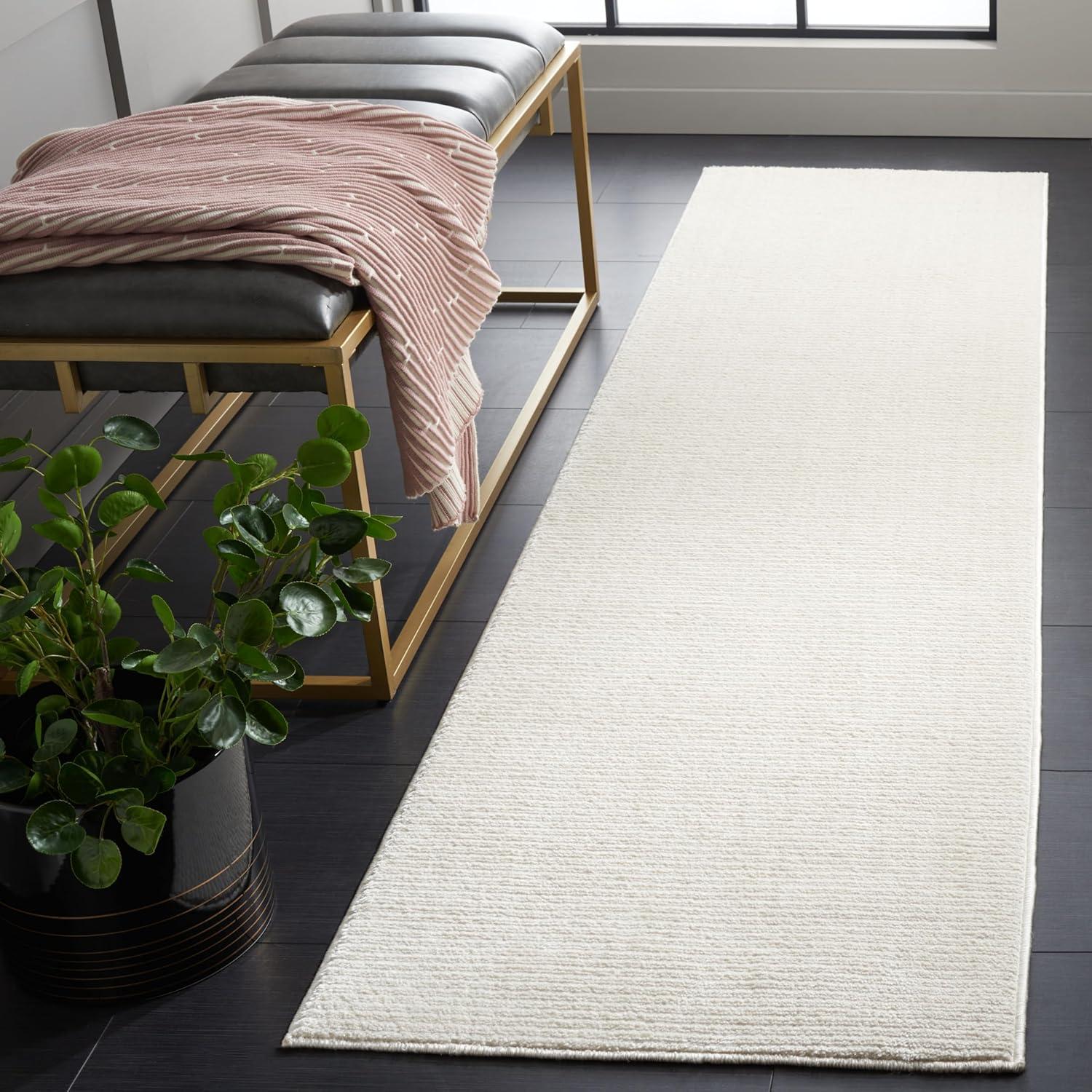 Melody MEL108 Power Loomed Indoor Runner Rug - Ivory - 2'2"x8' - Safavieh