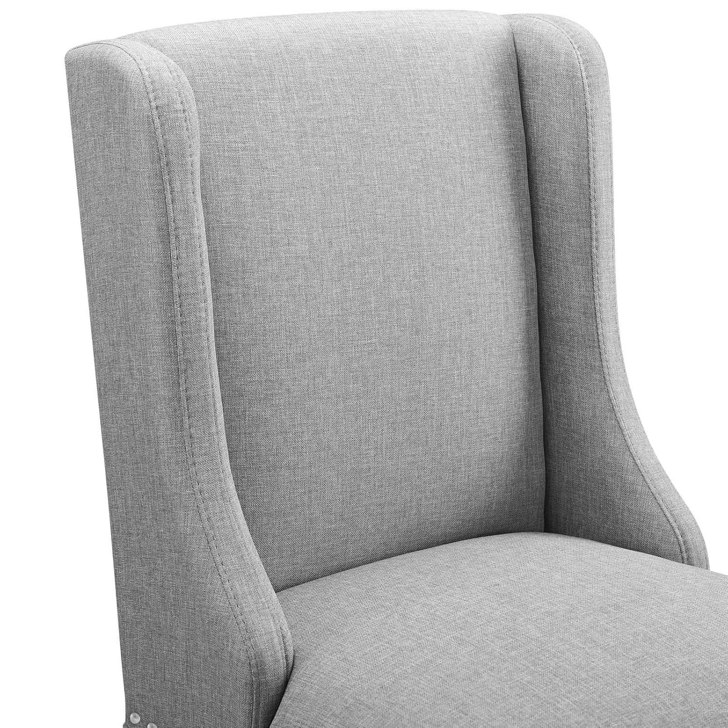 Modway Baron Upholstered Fabric Bar Stool