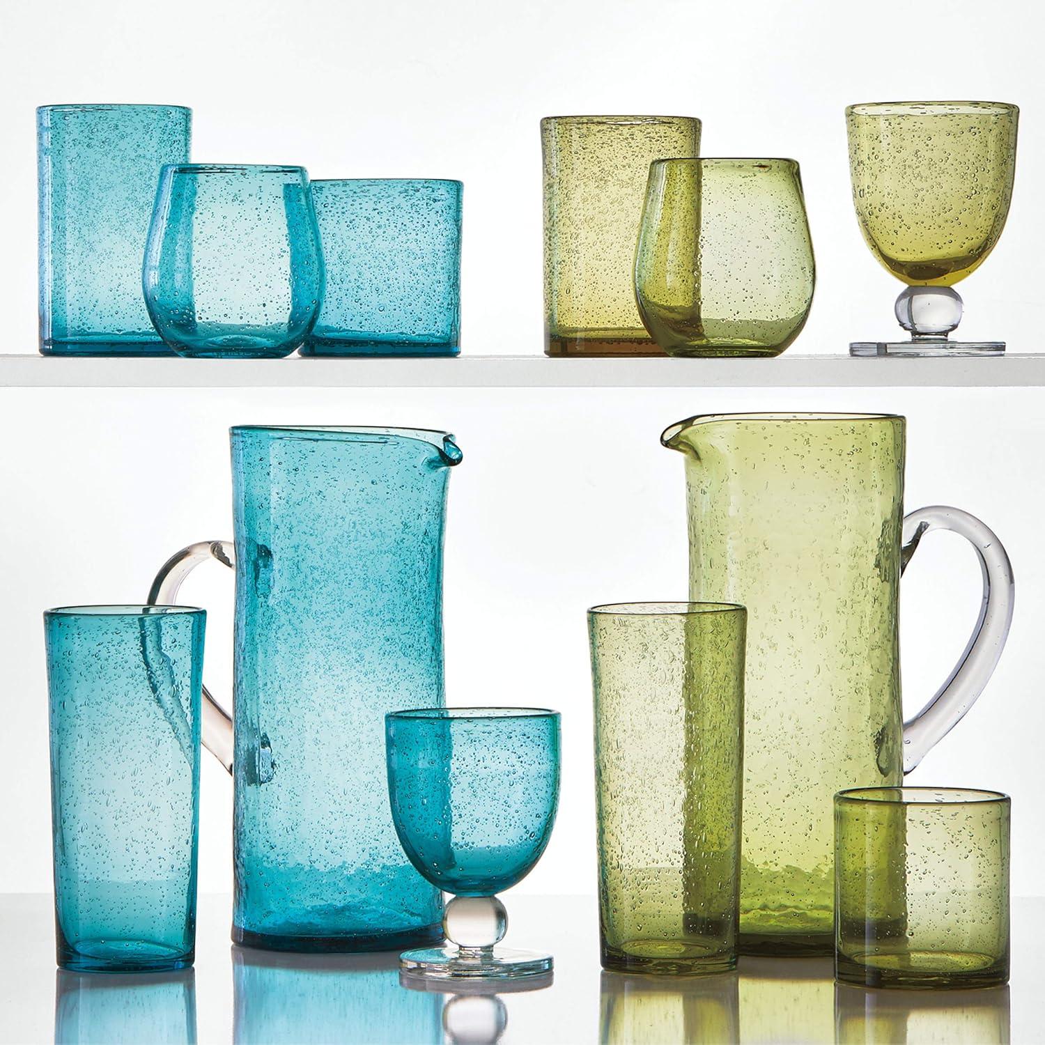 tagltd 16 oz. Single Clear Bubble Glass Stemless Drinkware