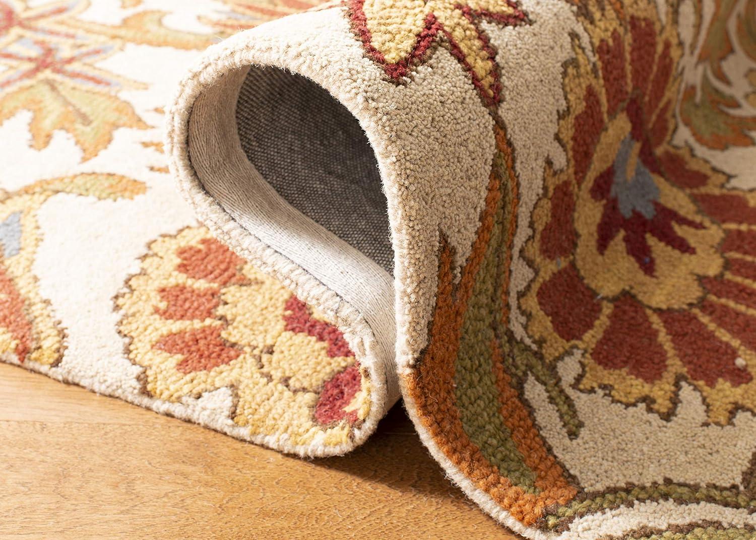 Earlee Hand Tufted Wool Floral Rug