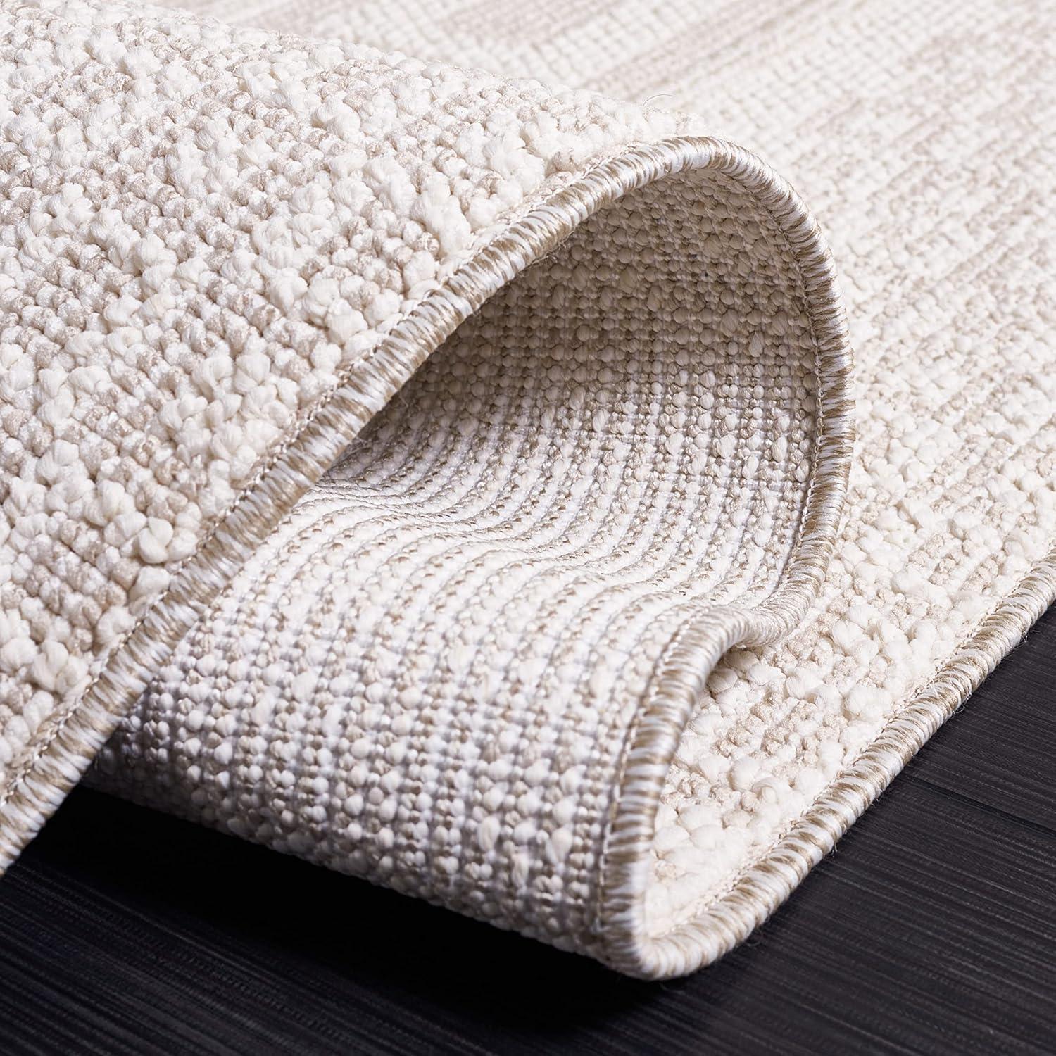 Trends TRD106 Power Loomed Indoor Accent Rug - Beige/Ivory - 4'x6' - Safavieh