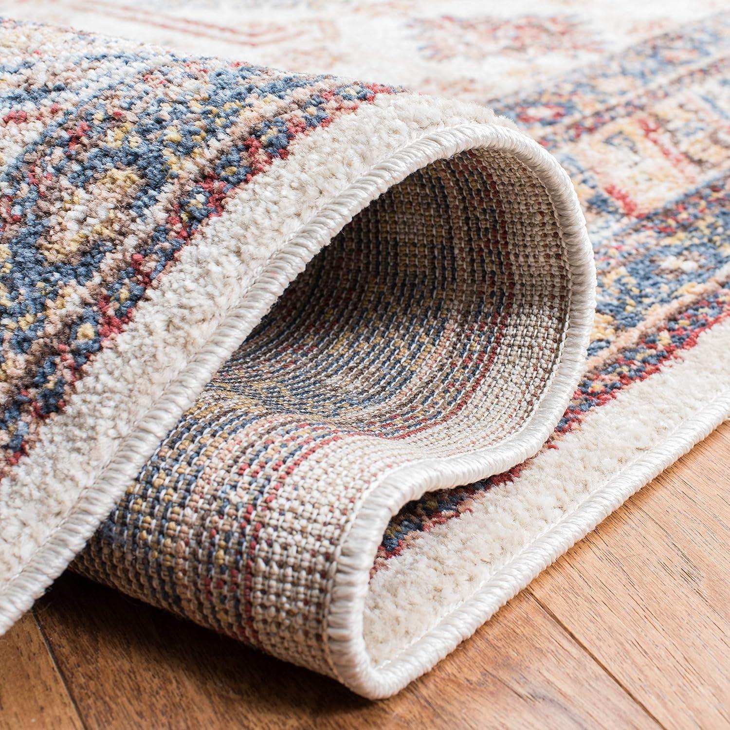 Bijar BIJ653 Power Loomed Indoor Area Rug - Ivory/Brown - 8'x10' - Safavieh