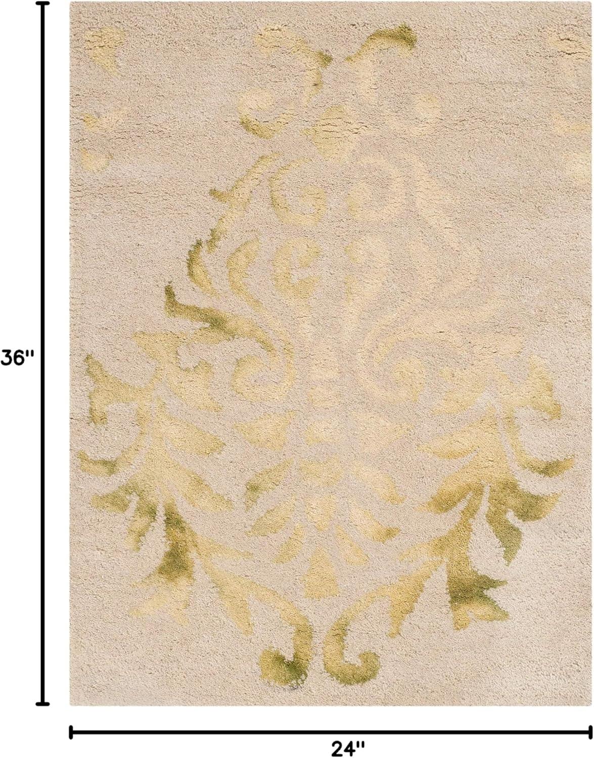Dip Dye DDY516 Hand Tufted Accent Rug - Beige/Green - 2'x3' - Safavieh.