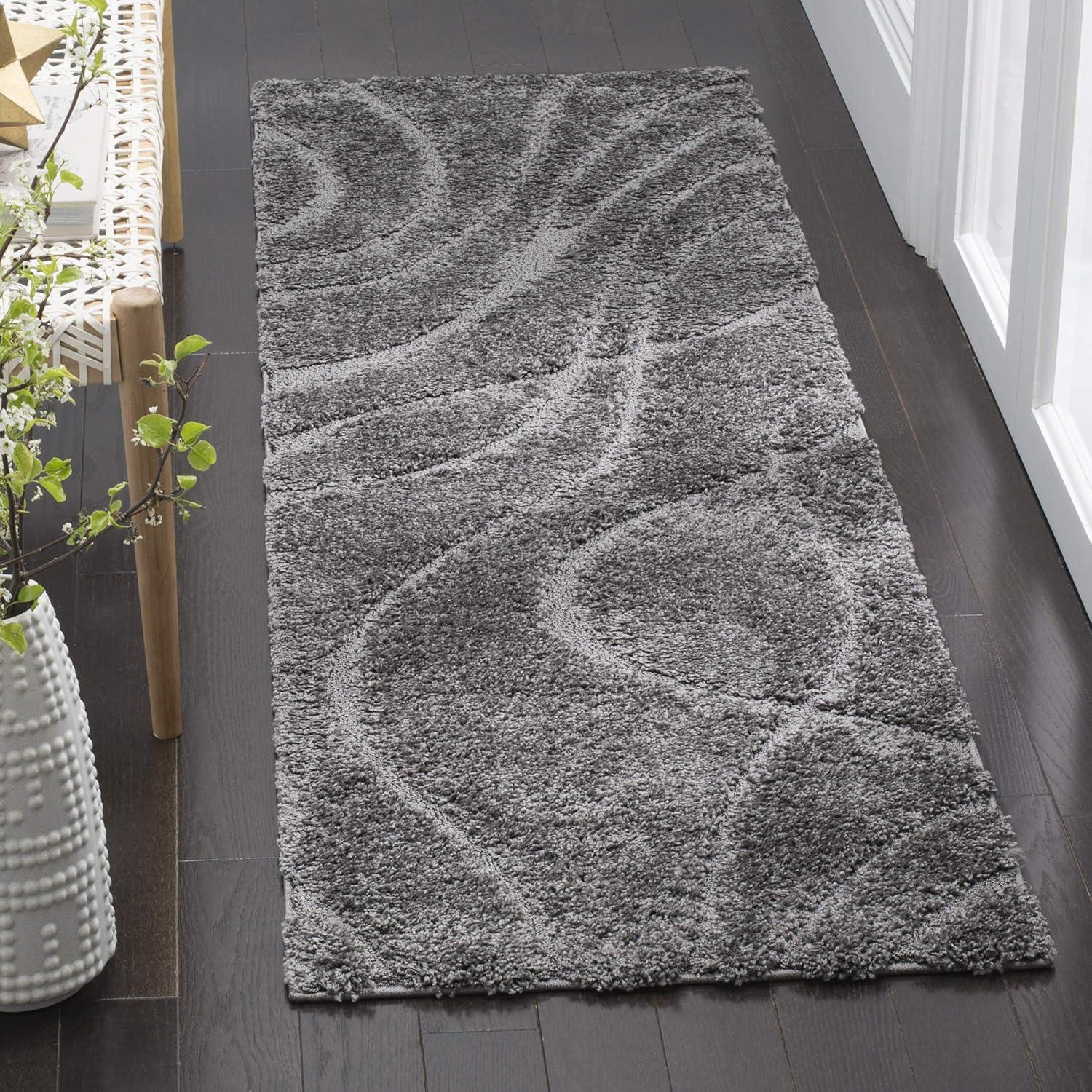 Florida Shag SG471 Power Loomed Rugs - Safavieh