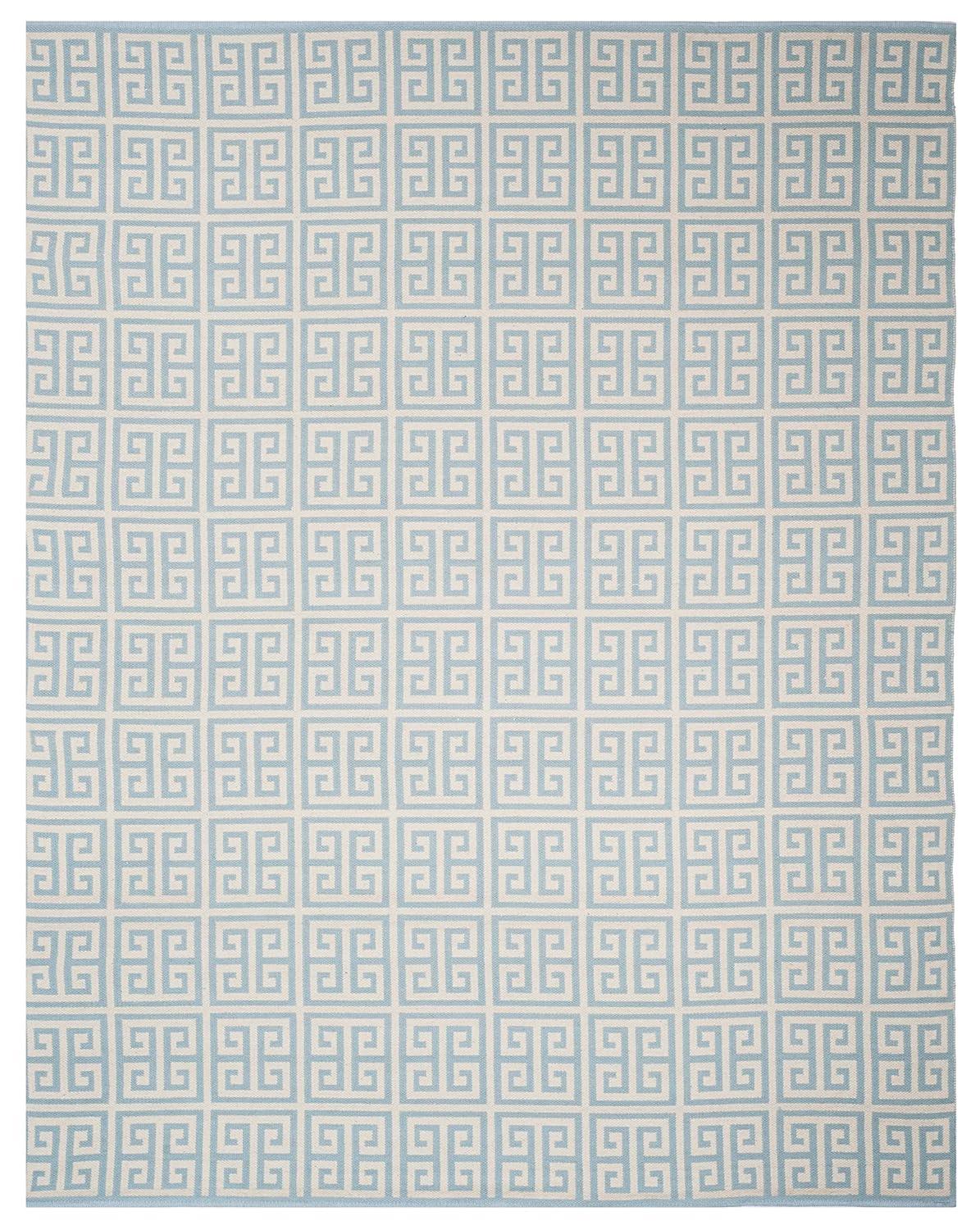 Montauk MTK724 Hand Woven Area Rug - Light Blue/Ivory - 8'x10' - Safavieh.
