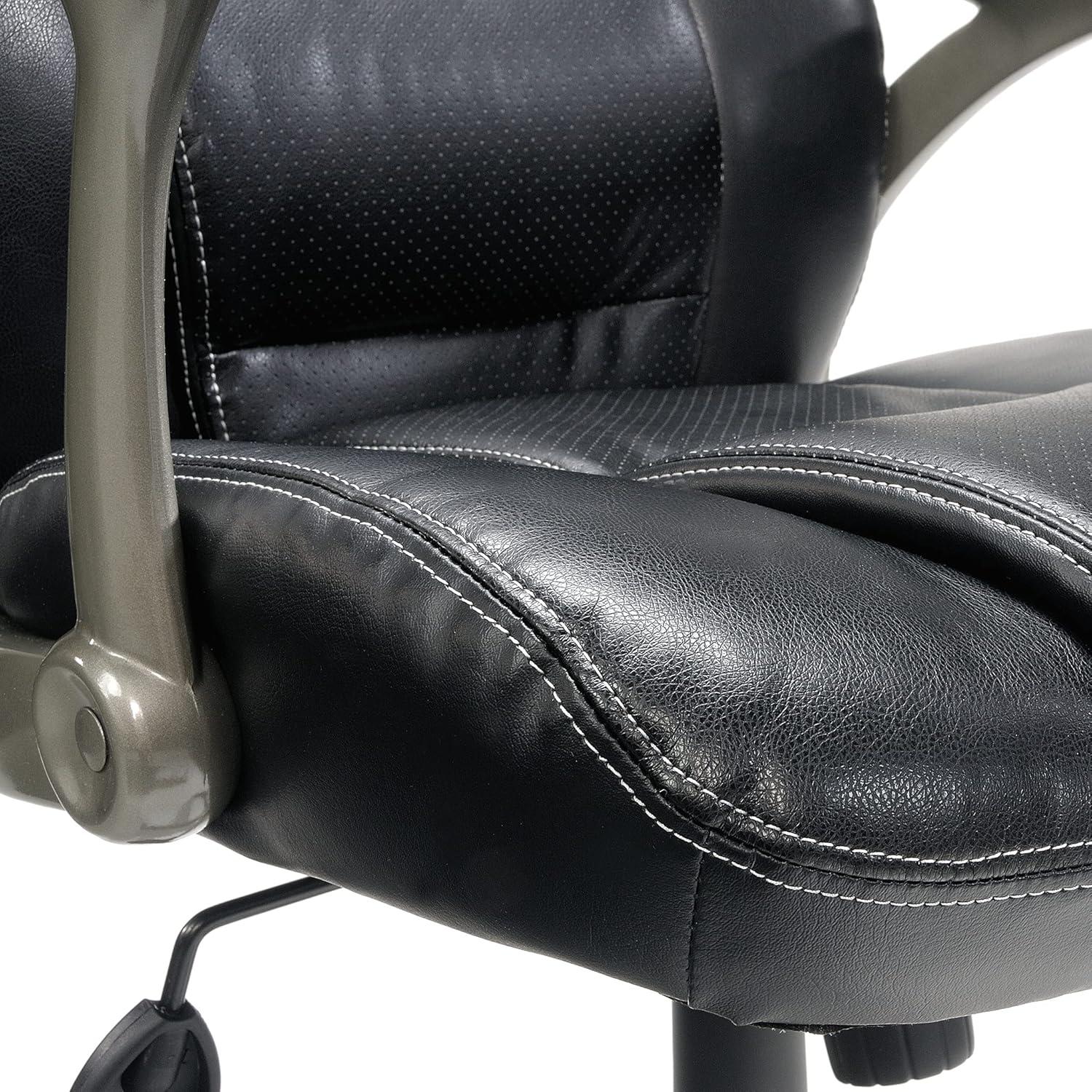 Leather Office Chair with Headrest