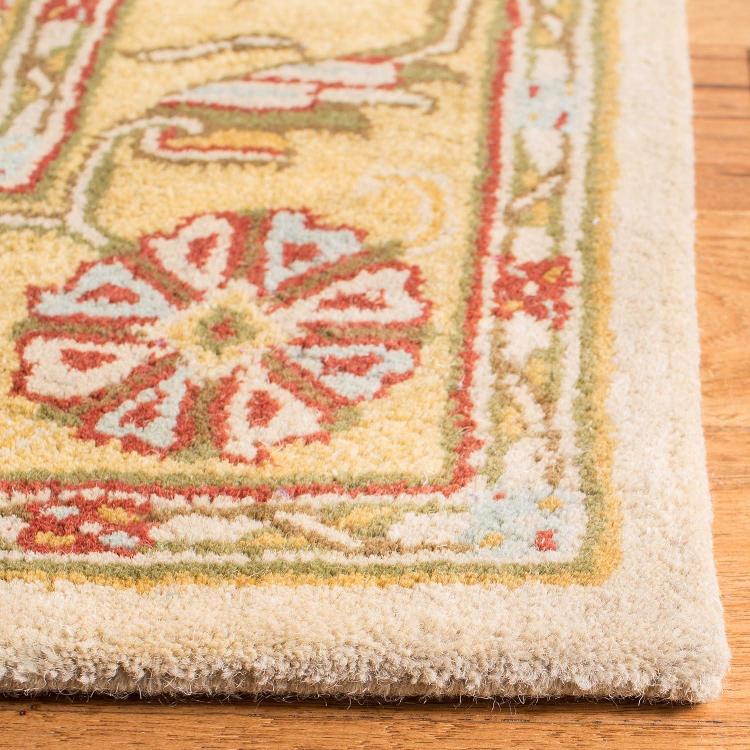 Classic CL324 Hand Tufted Accent Rug - Grey/Light Gold - 2'x3' - Safavieh.
