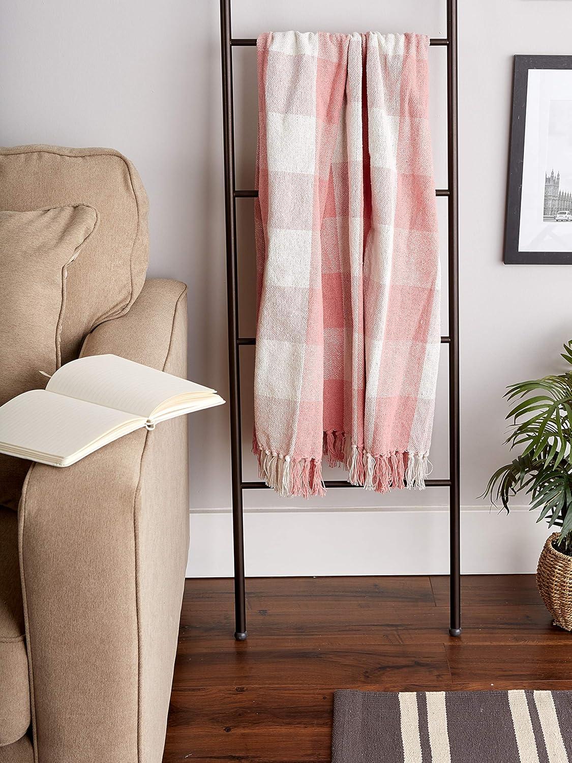 Design Imports Buffalo Hand Woven Throw Blanket