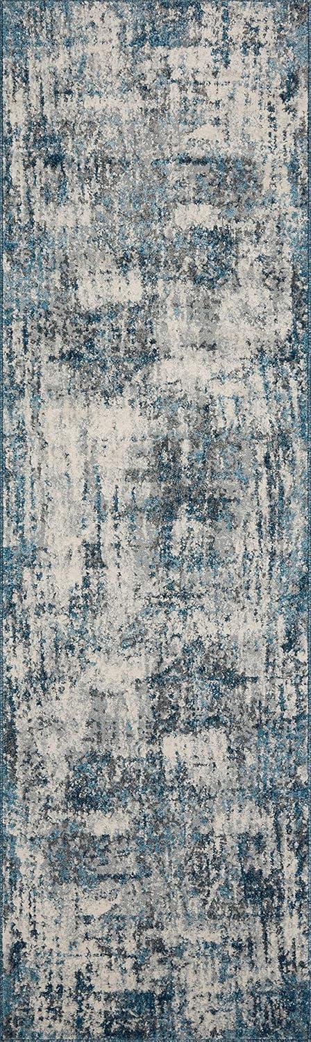 Austen Natural Ocean Abstract Washable Area Rug 5'3" x 7'7"