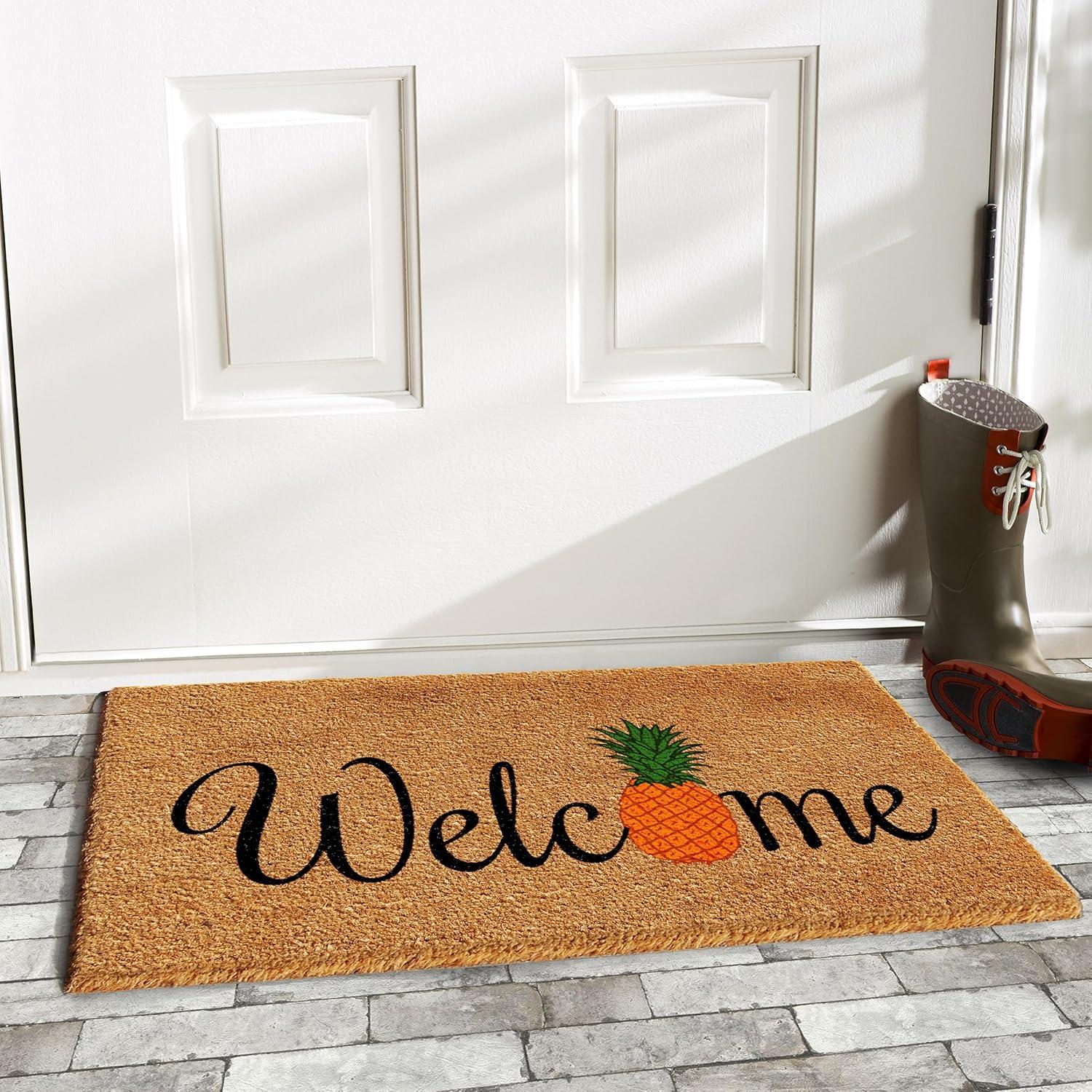 Calloway Mills Pineapple Fun Outdoor Doormat 17" x 29"