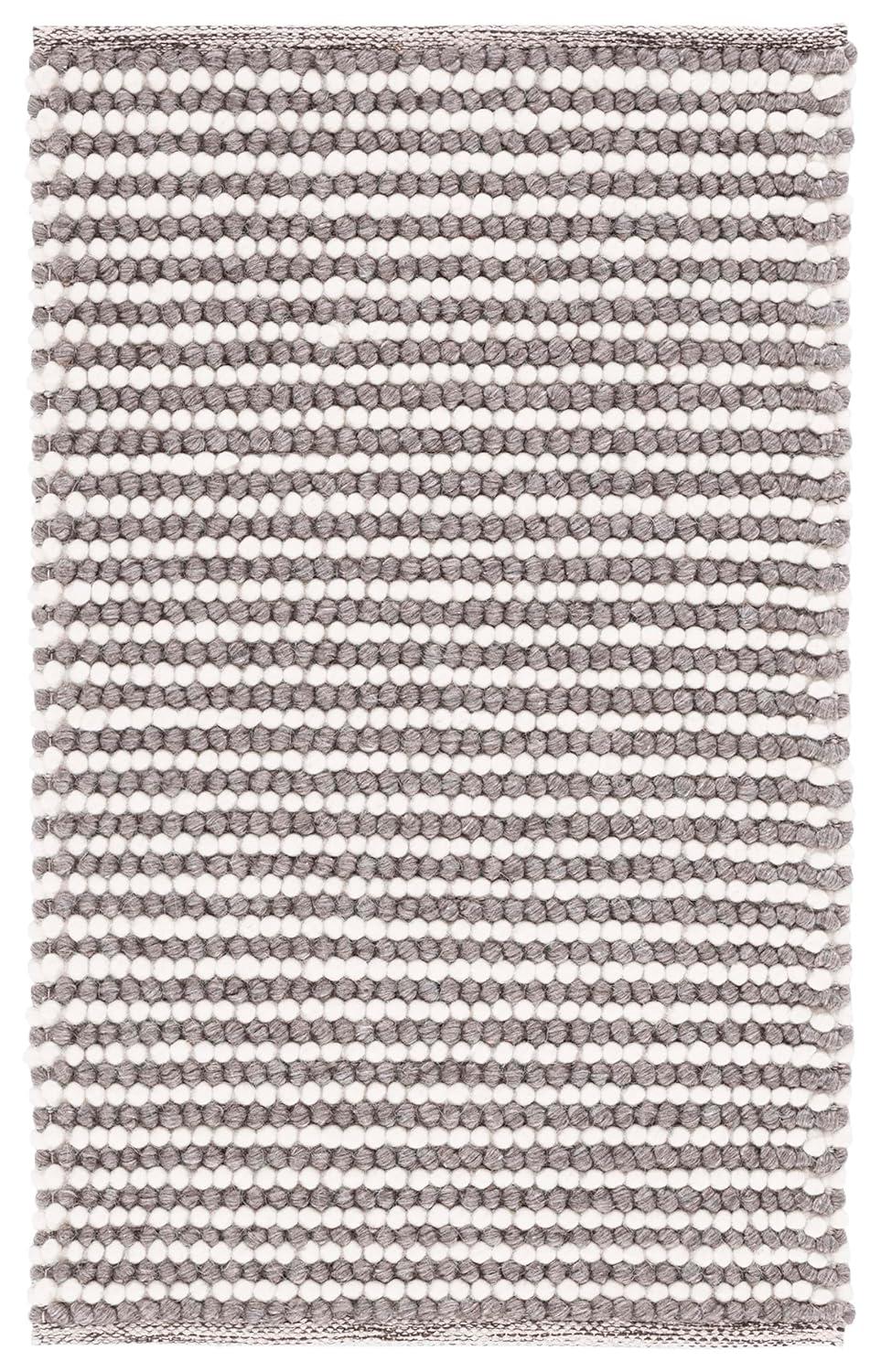 Natura NAT220 Hand Woven Accent Rug - Ivory/Dark Brown - 2'x3' - Safavieh.