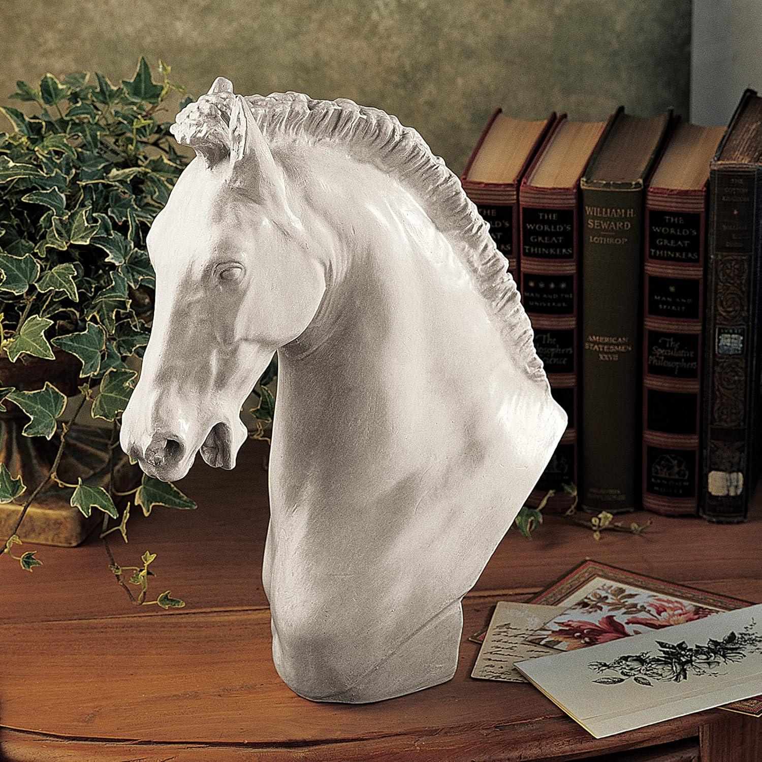 Elegant Turino Horse Statue 12" Resin Art Sculpture