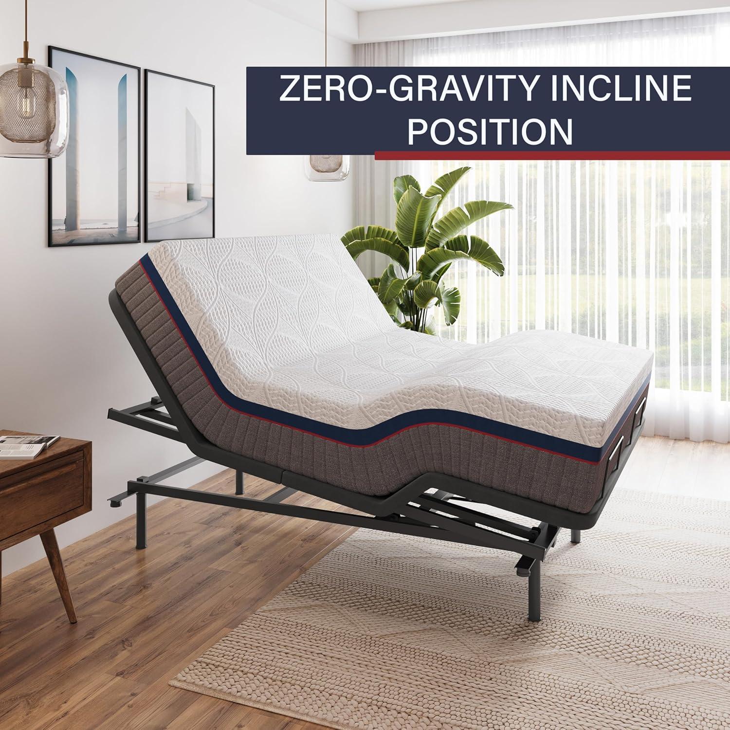 Boyd Sleep Massaging Adjustable Bed with Wireless Remote