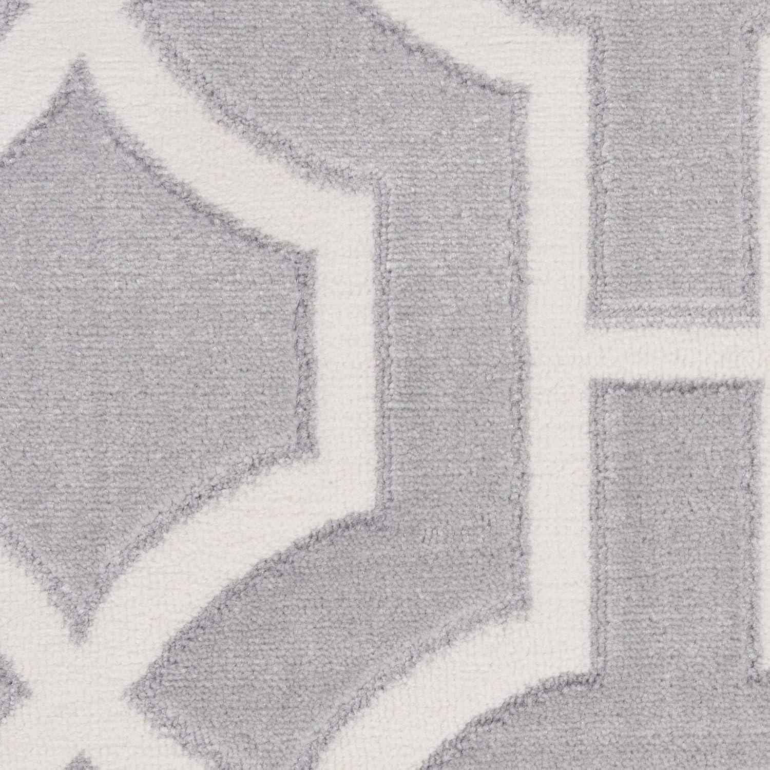 Joli Geometric Gray/Whtie Area Rug