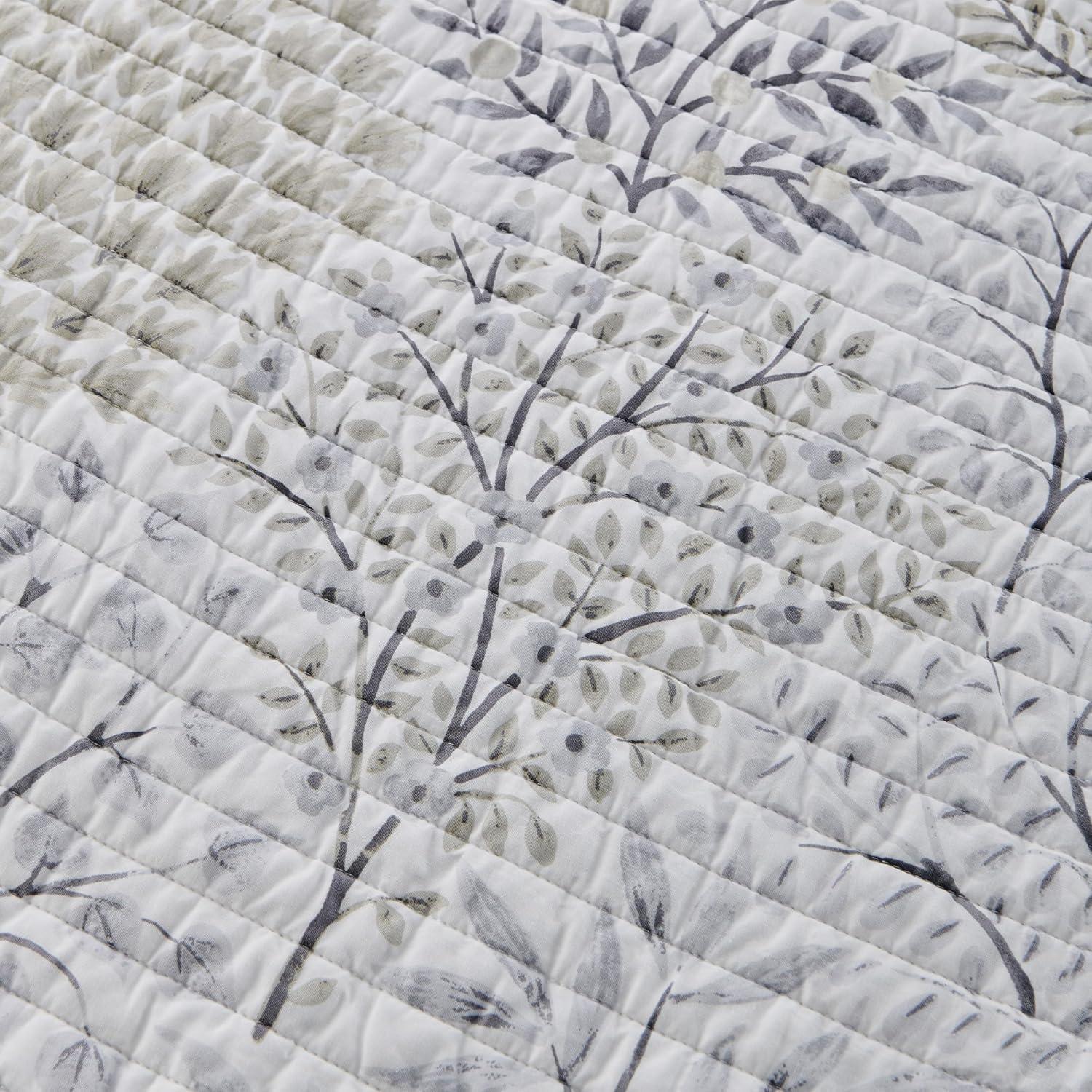 English Forest Natural  Quilted Throw - Levtex Home