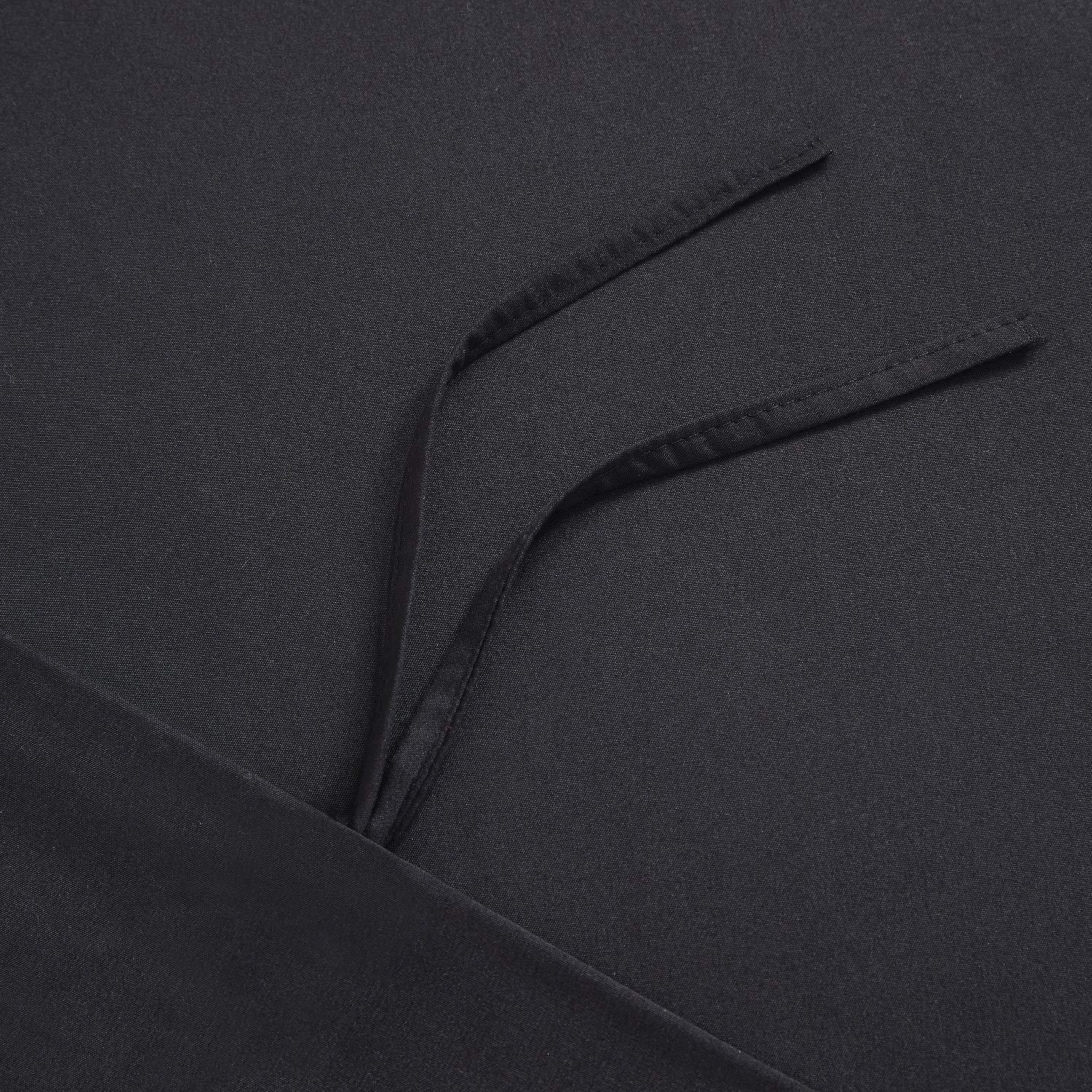 Mellanni Microfiber Duvet Cover Set, Twin, Gray, 3 Piece