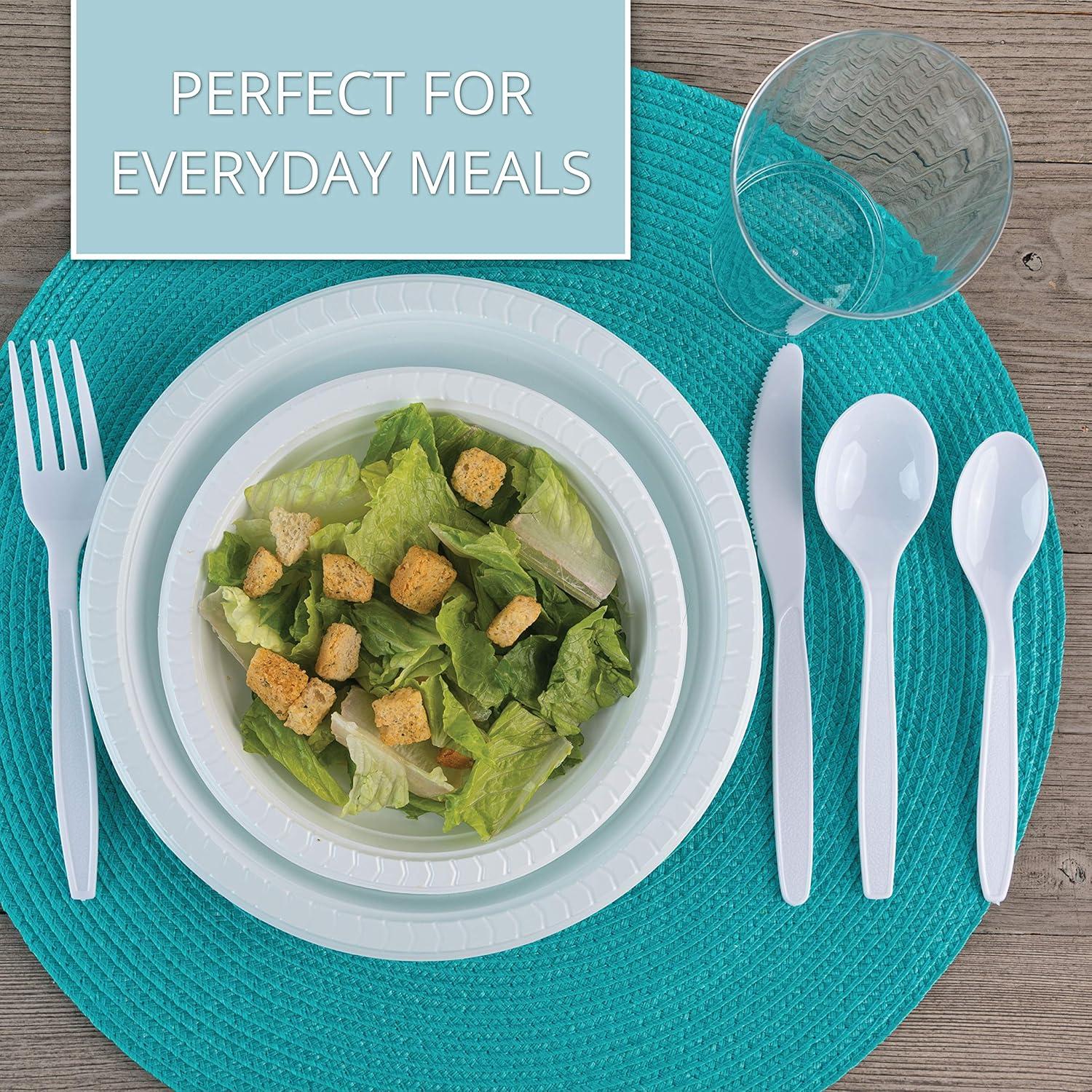 Uxcell 50Pack Plastic Measuring Spoons Powder Scoops Spoon Kitchen Spoons, 1g White