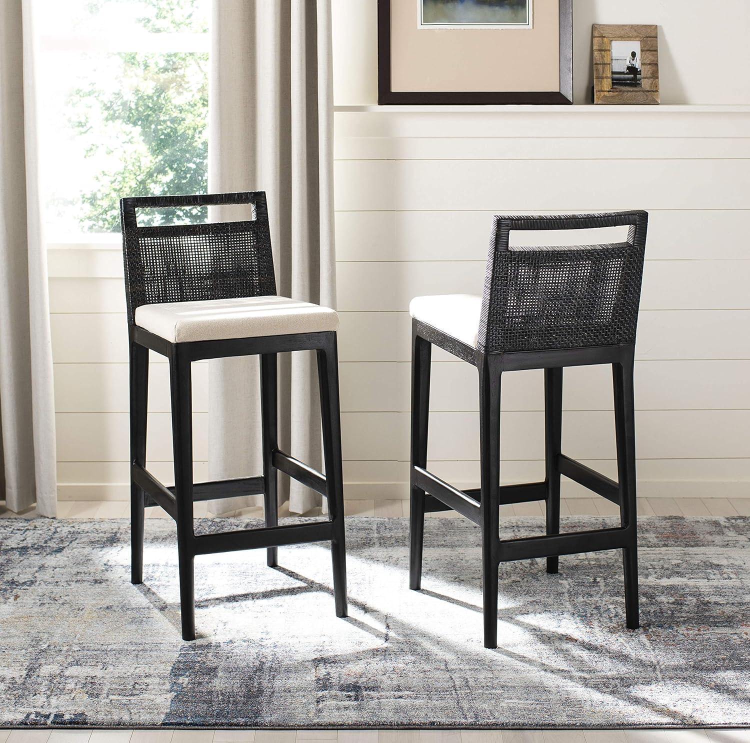 Darin Barstool - SEA4015 - Black/White - Safavieh