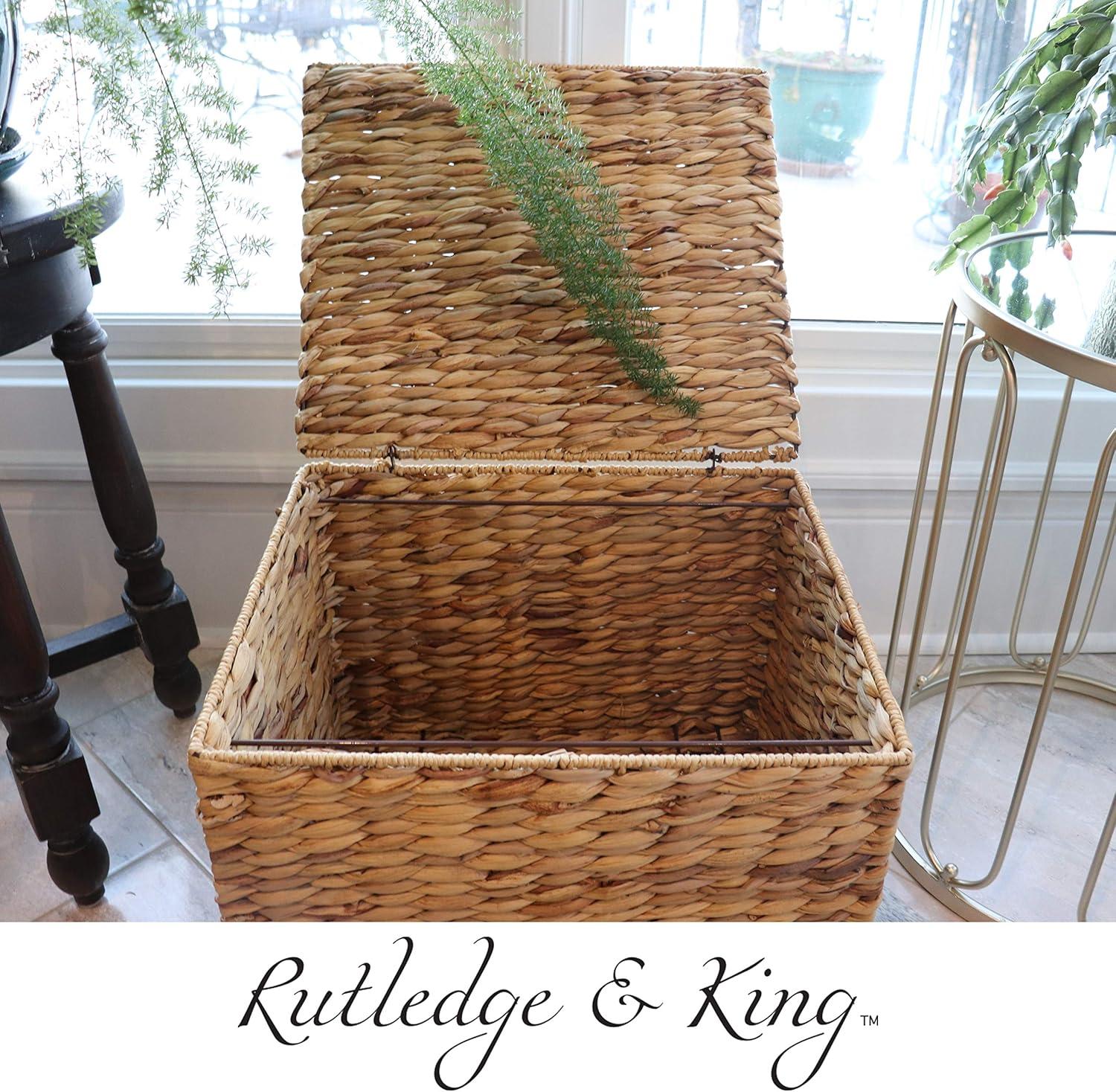 Seagrass Rolling File Cabinet Natural - Letter