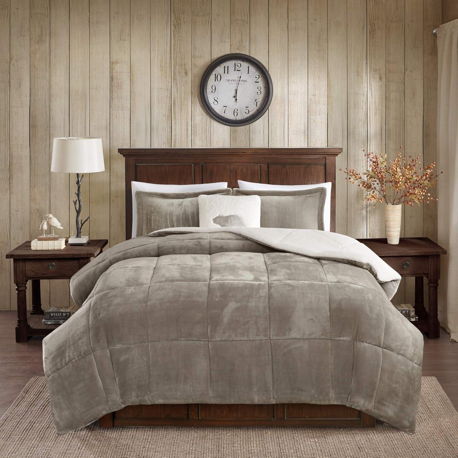 Woolrich Woolrich Alton Plush to Sherpa Down Alternative Comforter Set