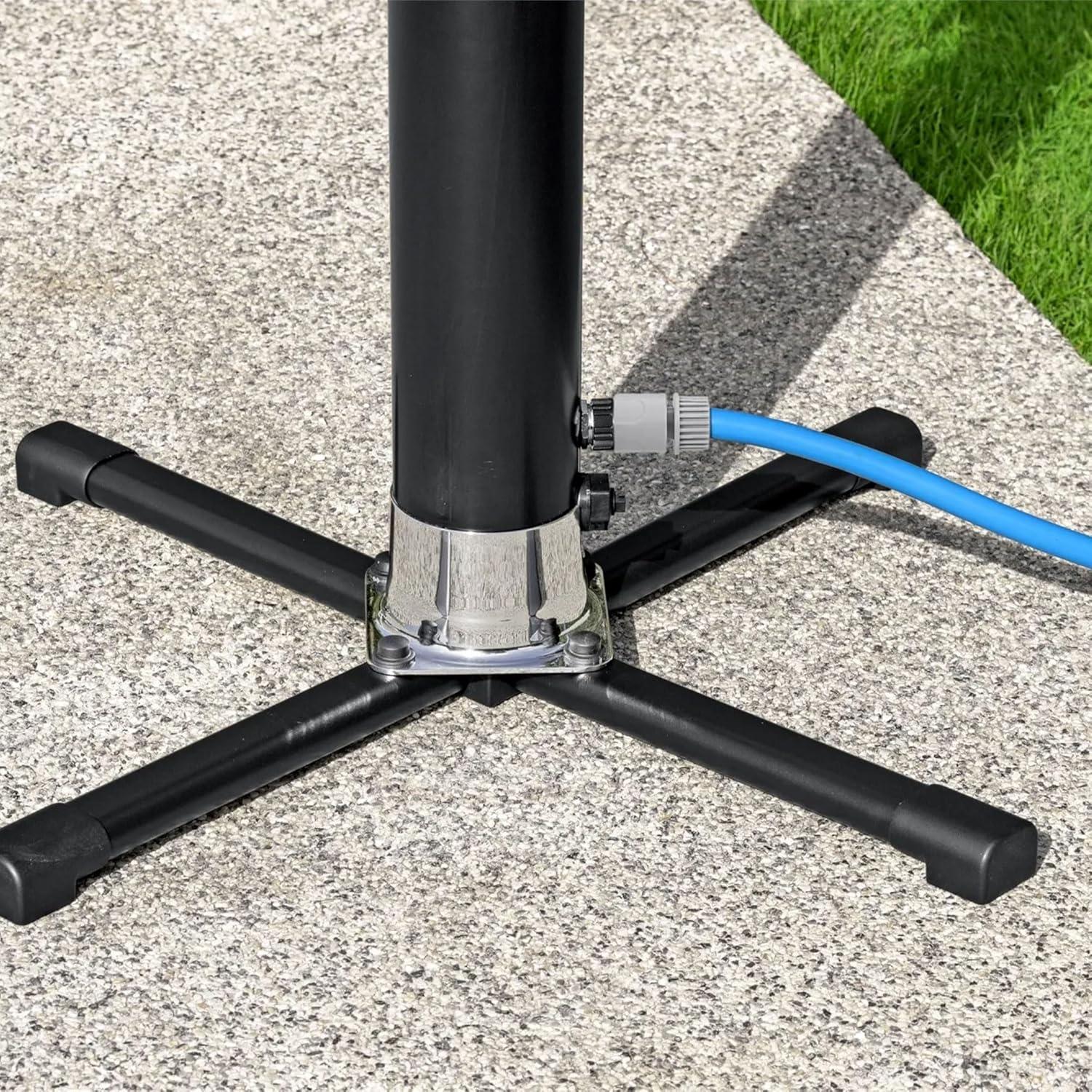 Bestway Bestway SolarFlow Outdoor Shower 5gal/20L: Oversized Shower Head and Stand. Easy Installation, adjustable water flow and tempature control. Multiple Water Spray Settings